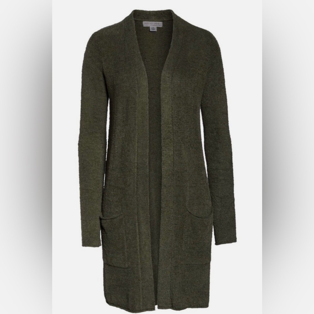 Barefoot Dream Olive Duster Sweater Small
